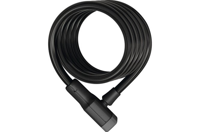 Abus Spiralkabelschloss Booster 6512K/180 mit Halter SCMU 6K... schwarz