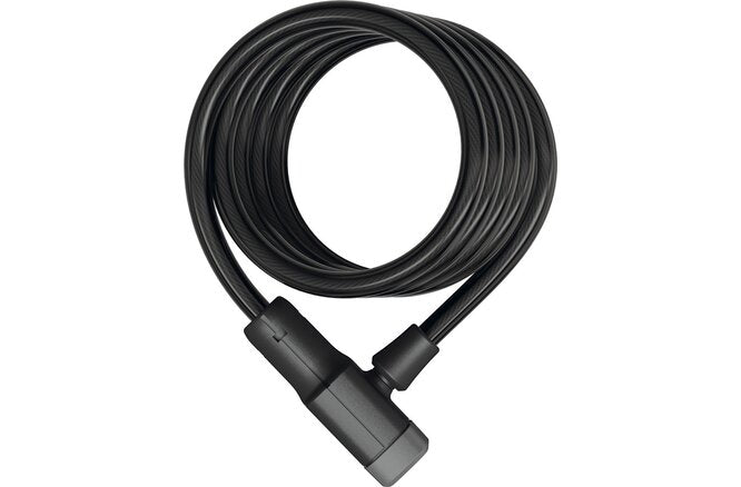 Abus Spiralkabelschloss Primo 5510K/180 ohne Halter schwarz
