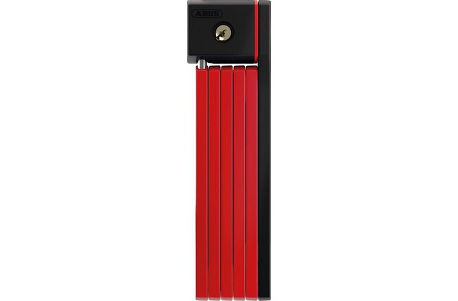 Abus Faltschloss uGrip Bordo 5700/80 mit Halter SH 5700/80 rot