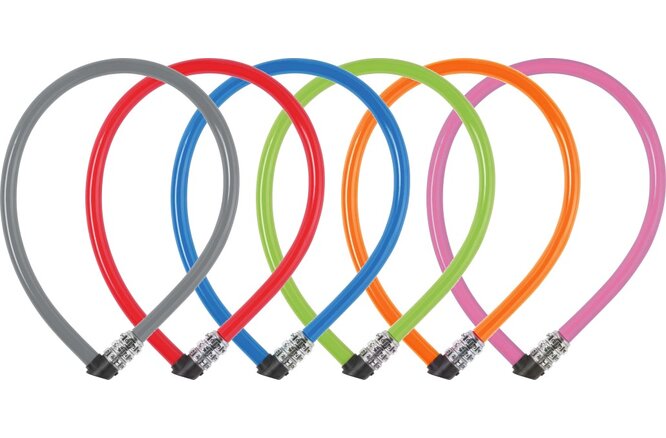 Abus Kabelschloss 3406C/55 Code ohne Halter assortiert