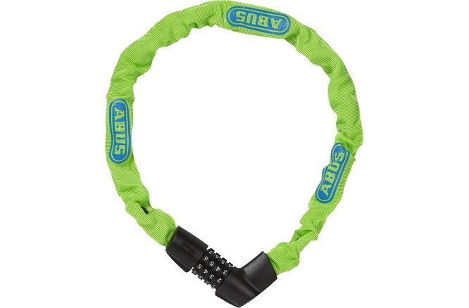 Abus Kettenschloss Tresor 1385/75 Code ohne Halter neon green