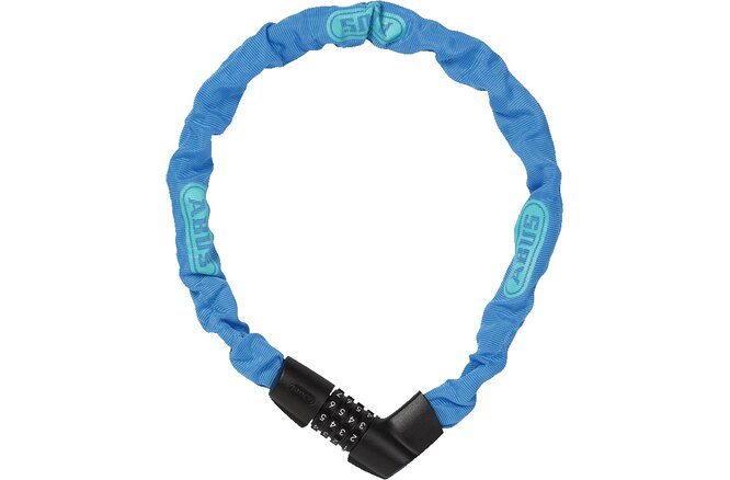 Abus Kettenschloss Tresor 1385/75 Code ohne Halter neon blue