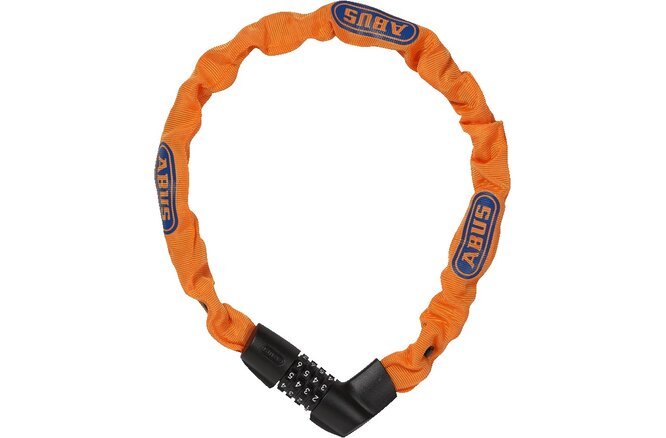 Abus Kettenschloss Tresor 1385/75 Code ohne Halter neon orange