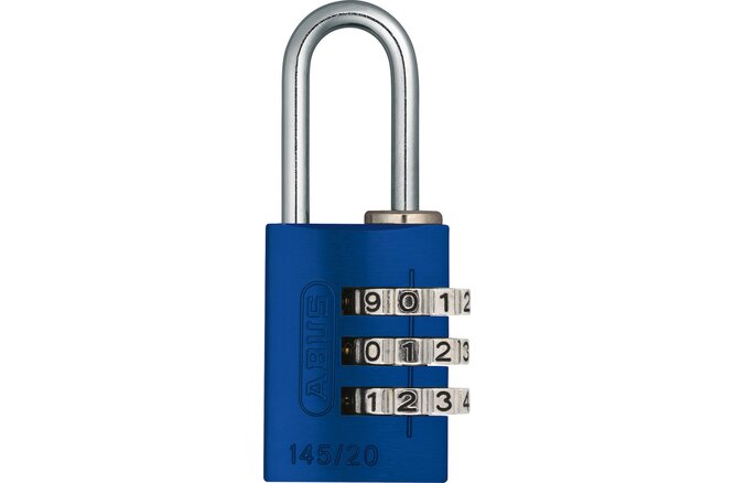 Abus Vorhangschloss 145/20 Code blau