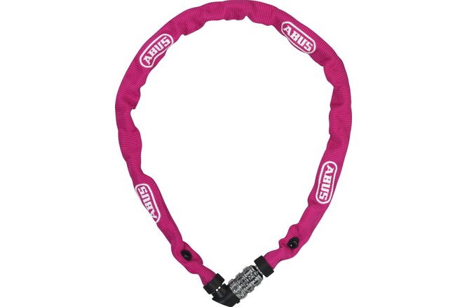 Abus Kettenschloss 1200/60 Web Code ohne Halter pink