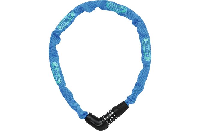 Abus Kettenschloss 5805C/75 Code ohne Halter blau