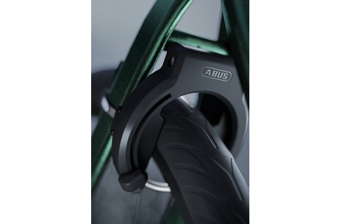 Abus Rahmenschloss Granit XPlus 6950M NR ohne Halter & Kette... 6KS/100 mit Satteltasche ST5950 schwarz