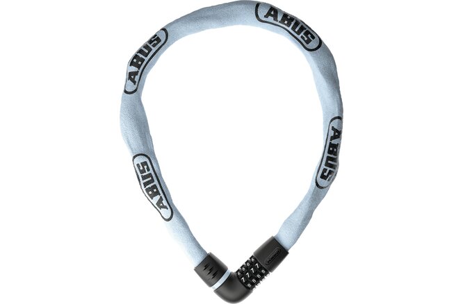 Abus Kettenschloss Tresor 6807C/110 Code ohne Halter light... blue