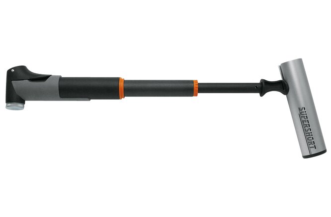 SKS Minipumpe Supershort Kunststoff AV DV SV mit T-giff silber