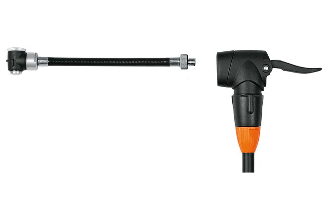 SKS Schlauchadapter Zipflinger für alle Vetilarten 175 mm schwarz