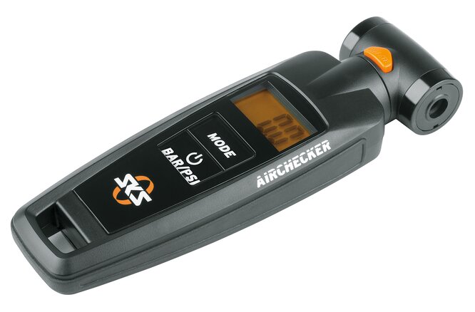 SKS Reifendruckmesser Airchecker Kunst stoff AV SV Digital Drehbarer... Duokopf sz
