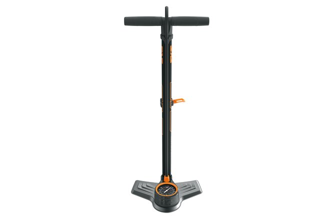 SKS Standpumpe Air-X-Plorer 10.0 Stahl Multi Valve schwarz/orange