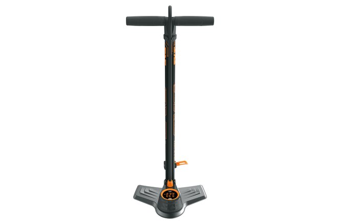 SKS Standpumpe Air-X-Plorer Digi 10.0 Stahl Multi Valve... schwarz/orange