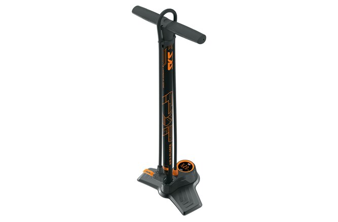 SKS Standpumpe Air-X-Plorer Digi 10.0 Stahl Multi Valve... schwarz/orange