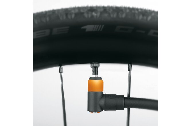 SKS Pumpenkopf Clik Tec schwarz/orange