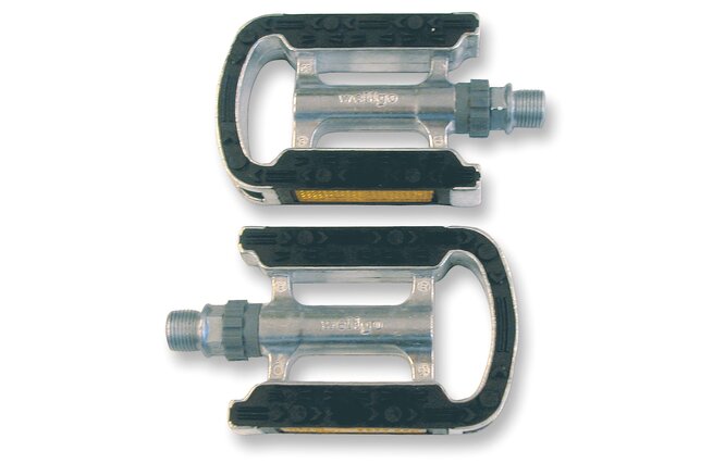 Wellgo Pedale ATB LU-T3 9/16" Alu silber-schwarz