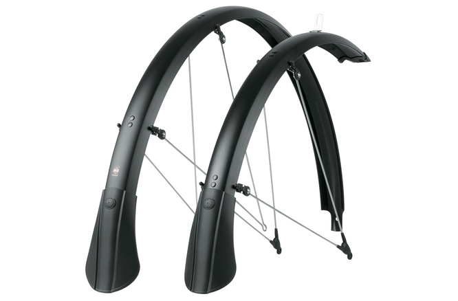 SKS Schutzblechgarnitur Bluemels Matt 28" 53 mm schwarz matt