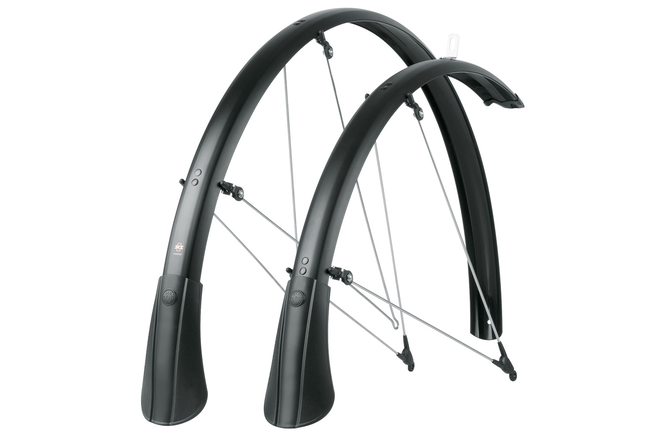 SKS Schutzblechgarnitur Bluemels Matt 28" 45 mm schwarz matt