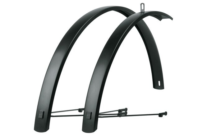 SKS Schutzblechgarnitur Edge AL 46 Aluminium 28" 46mm schwarz matt