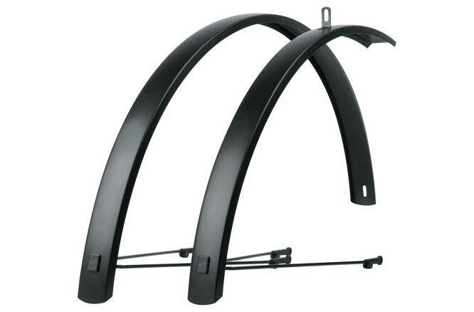 SKS Schutzblechgarnitur Edge AL 56 Aluminium 28" 56mm schwarz matt