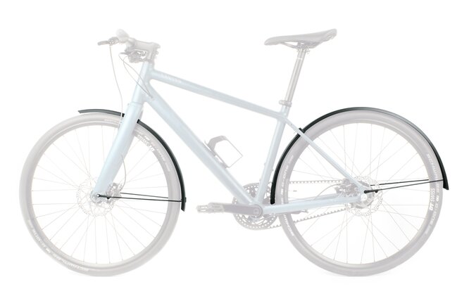 SKS Schutzblechgarnitur Edge AL 46 Aluminium 28" 46mm schwarz matt