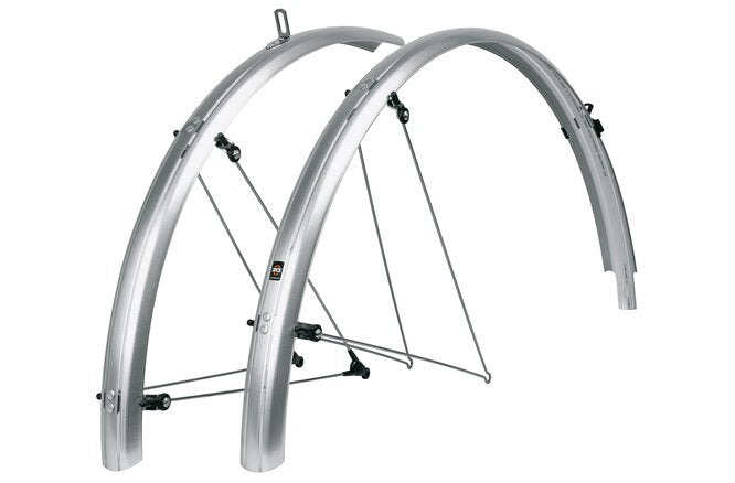 SKS Schutzblechgarnitur Bluemels Basic 28" 45 mm silber