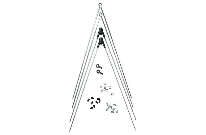SKS Strebenset Bluemels 2x ASR-Streben, 2x V-Streben 355mm... inklusive Befestigung