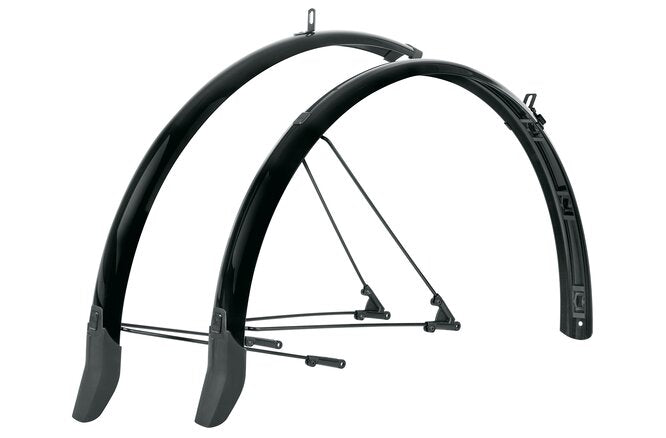 SKS Schutzblechgarnitur Bluemels Cable Kunststoff 28" 55 mm schwarz