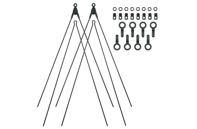 SKS Strebenset Bluemels Basic & Stripes 26/28" 365 mm inkl.... Befestigung schwarz