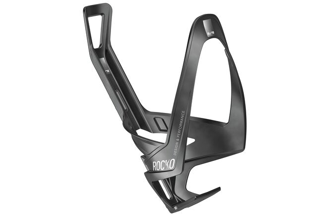 Elite Bidonhalter Rocko Carbon matt schwarz weiss