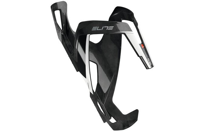 Elite Bidonhalter Vico Carbon glossy schwarz-weiss