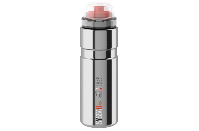 Elite Bidon Syssa Race 750 ml glossy silber