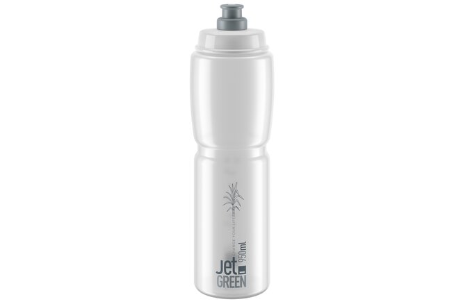Elite Bidon Jet Green 950 ml transparent