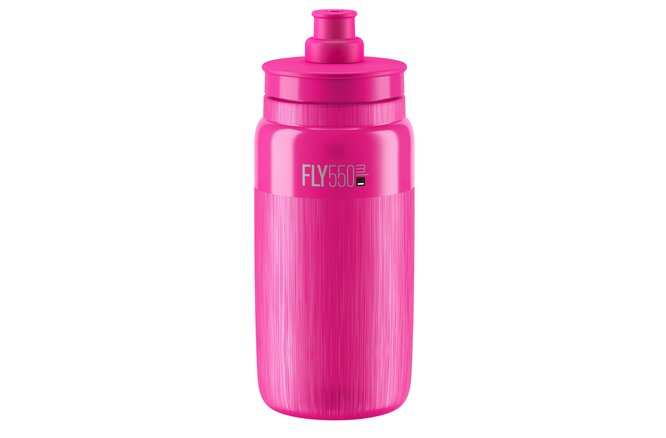 Elite Bidon Fly Tex 550 ml clear pink