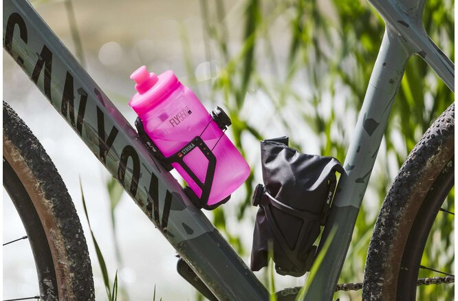 Elite Bidon Fly Tex 550 ml clear pink