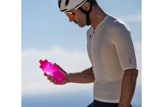 Elite Bidon Fly Tex 550 ml clear pink