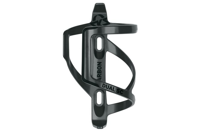 SKS Bidonhalter Dual SC Links Polycarbon matt schwarz