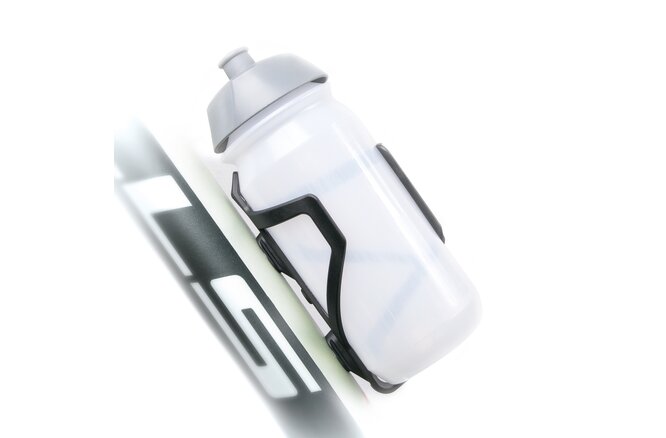 SKS Bidonhalter Dual SC Links Polycarbon matt schwarz