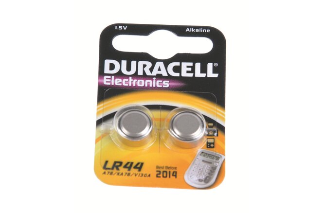 Duracell Batterie LR44 1.5V Lithium Knopfzelle 2er-Blister