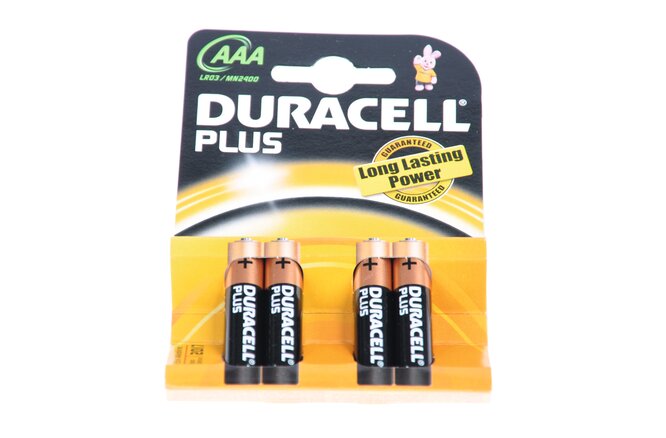 Duracell Batterie Micro LR03 1.5V AAA 4er-Blister