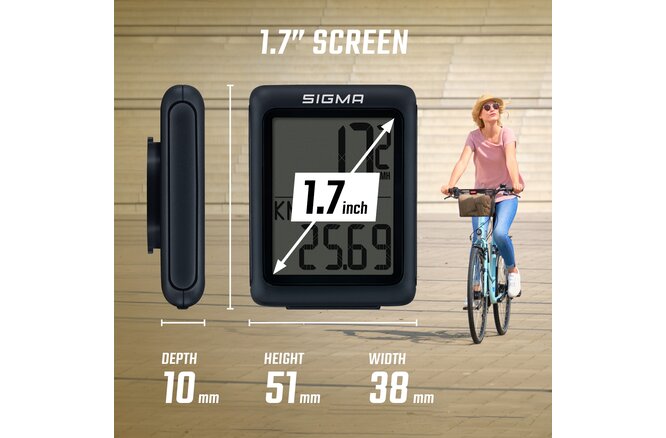 Sigma Computer BC 5.0 WL ATS kabellos analog schwarz