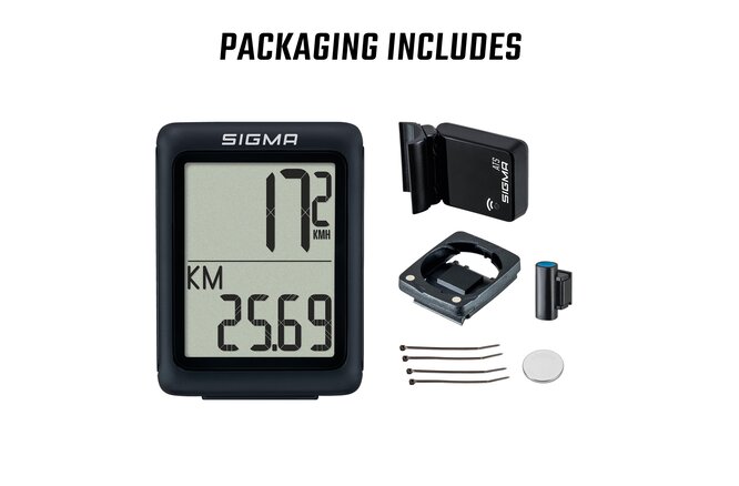 Sigma Computer BC 5.0 WL ATS kabellos analog schwarz