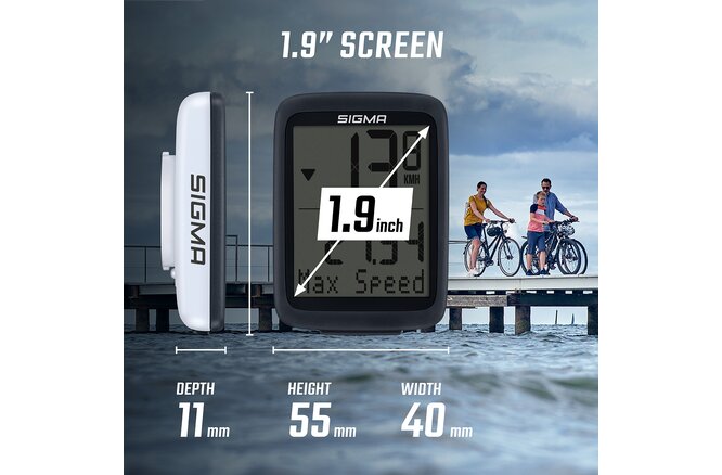 Sigma Computer BC 10.0 WL ATS kabellos analog schwarz/weiss