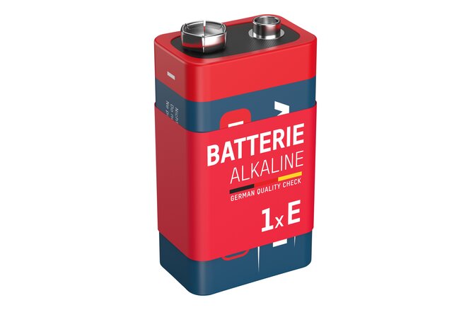 Ansmann Batterie Alkaline RED 9V E-Block 6LR61