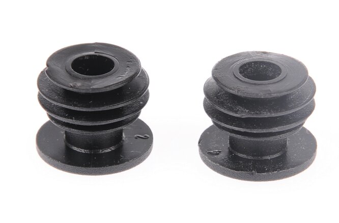 Lenkerend-Zapfen Kunststoff 20.3 mm  schwarz