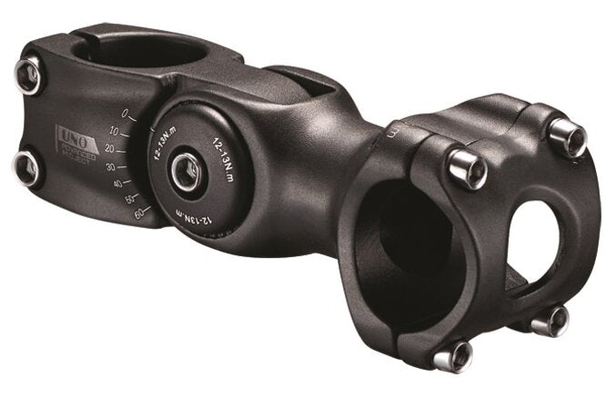 MTB Vorbau AS-820A 1"-1 1/8" 25.4 x 90 mm 0-60° schwarz