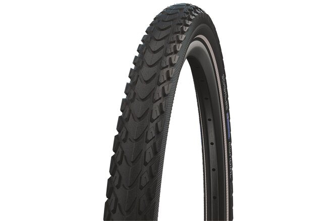 Schwalbe Pneu Marathon Mondial 700x35C Starr mit Reflexstreifen... black