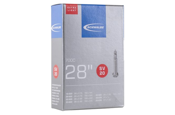 Schwalbe Schlauch SV20 28" 18/25-622/630 Prestaventil