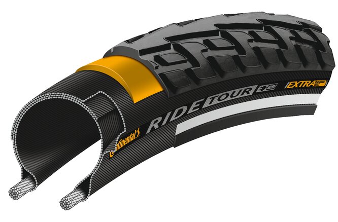Continental Pneu RideTour 700x35C Starr black   37-622