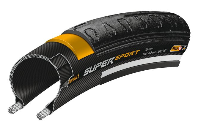 Continental Pneu Super Sport Plus 700x23C Falt black